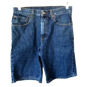 Levi's Men's 550 Medium Wash Mid Rise Blue Jean Shorts Size 32